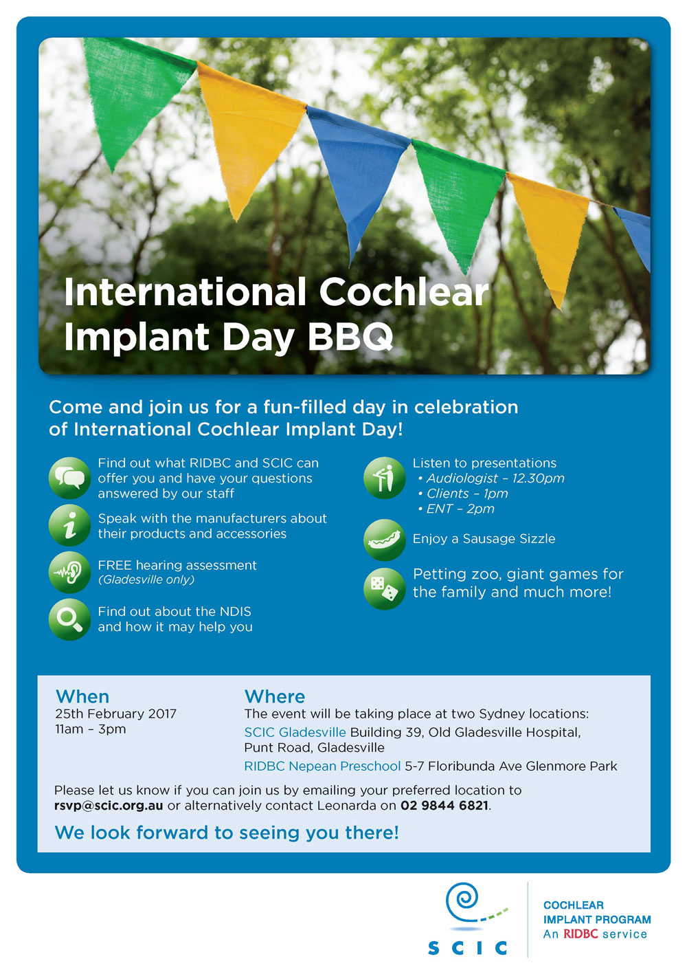 International Cochlear Implant Day BBQ