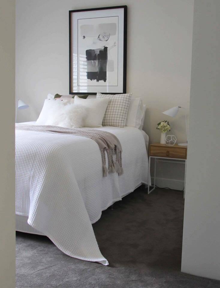 Ryde Property Styling: the bedroom after our stylists visited