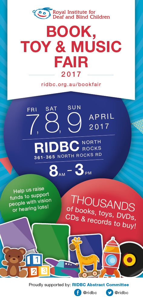 RIDBC Book, Toy & Music Fair 2017, North Rocks