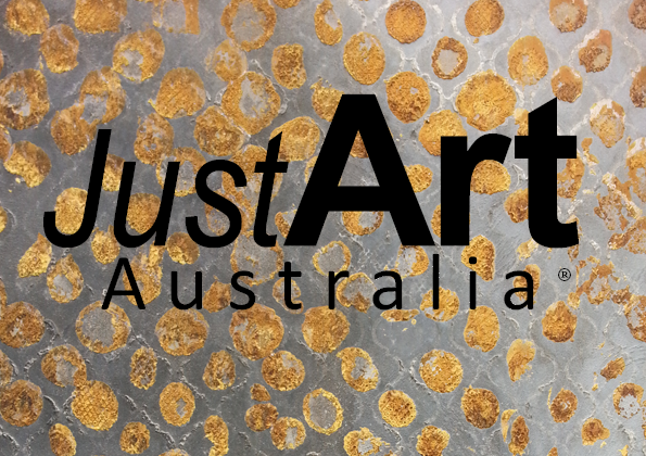 JustArt Australia Holiday Workshops- Splatter Fabric Painting + Origami
