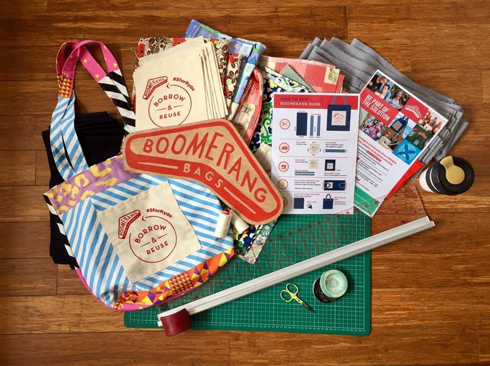 Boomerang Bags Ryde – Make Reusable Bags at Top Ryde