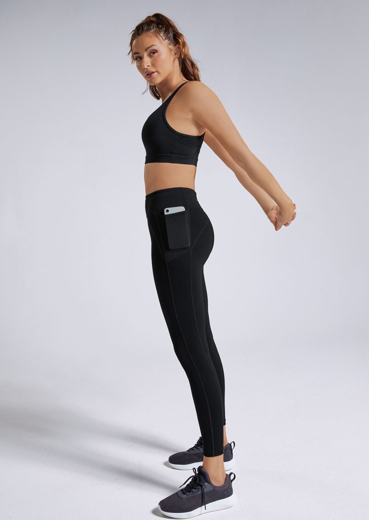 Active Womens Full Length Mesh Performance Leggings - Kmart
