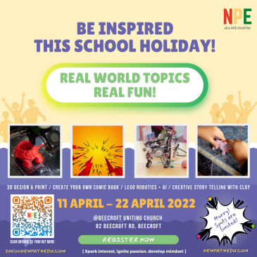 New Path Education – April School Holiday Activities Guide