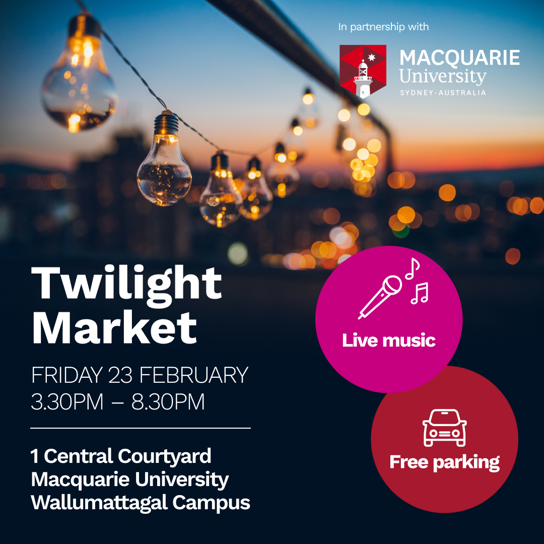 Twilight Market at Macquarie University